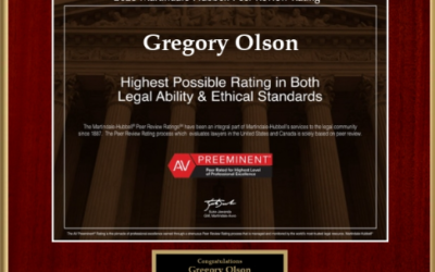 2025 Award for Highest Possible Rating in Both Legal Ability and Ethical Standards