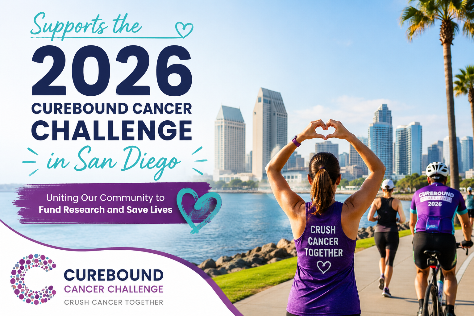 Supports 2026 Curebound Cancer Challenge San Diego